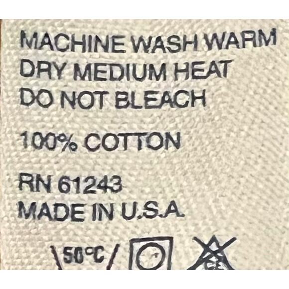 Vintage 90s Y2K Women’s Cat T Shirt Stars Stripes USA Flag Alore Cotton White L - Picture 9 of 9